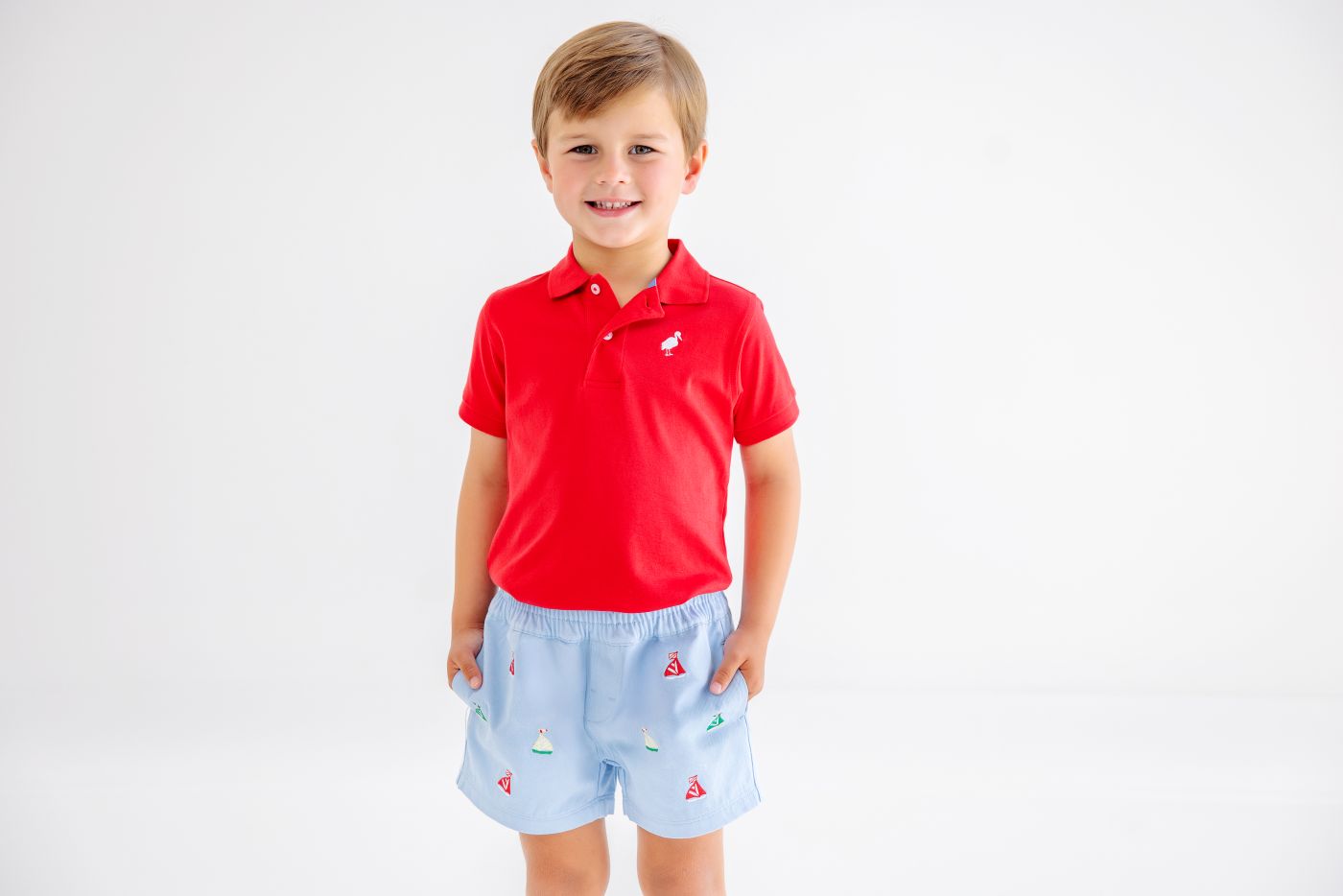 Critter Sheffield Shorts Beale Street Blue Sailboats