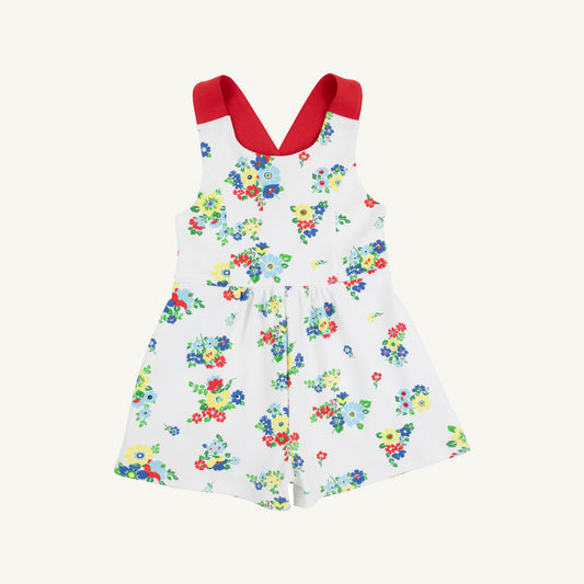 Reagan Romper Biltmore Blooms Buckhead Blue Richmond Red