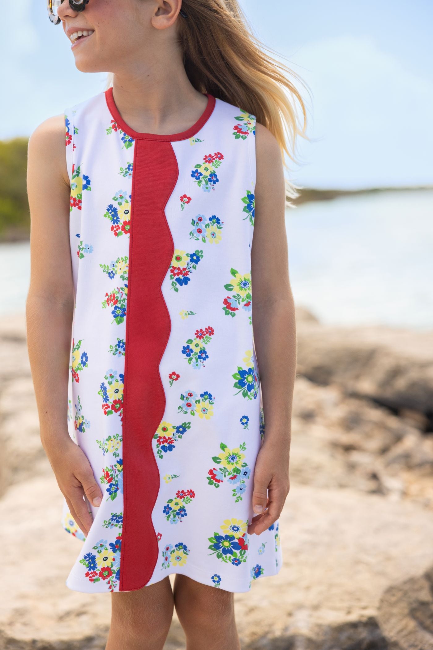 Daisy Dress Biltmore Blooms Buckhead Blue Richmond Red