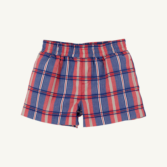 Sheffield Shorts Putnam Plaid Keeneland Khaki
