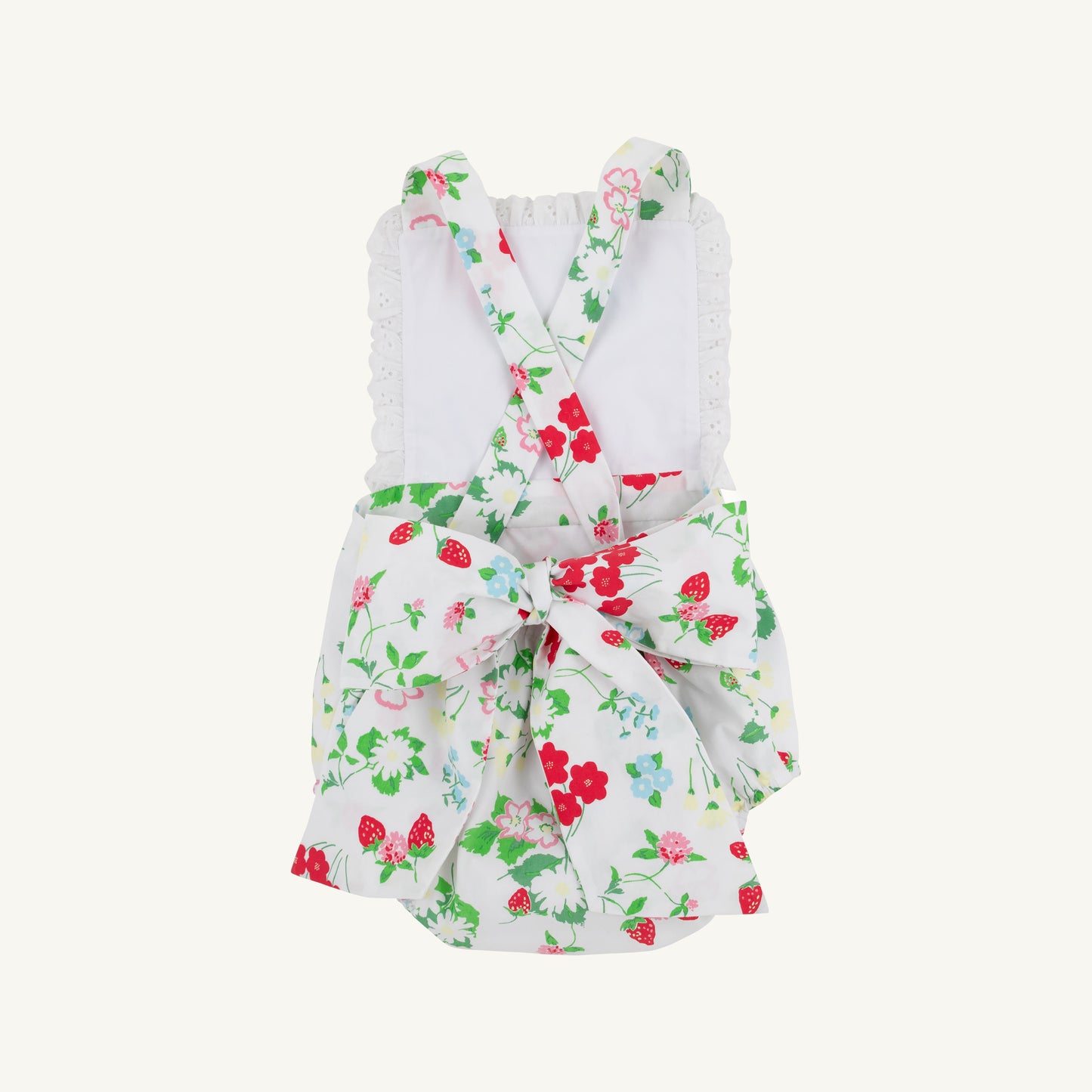 Sally Sunsuit Berry Sweet Worth Avenue White