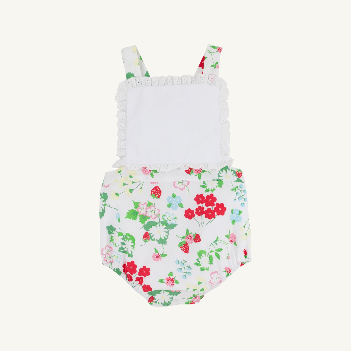 Sally Sunsuit Berry Sweet Worth Avenue White