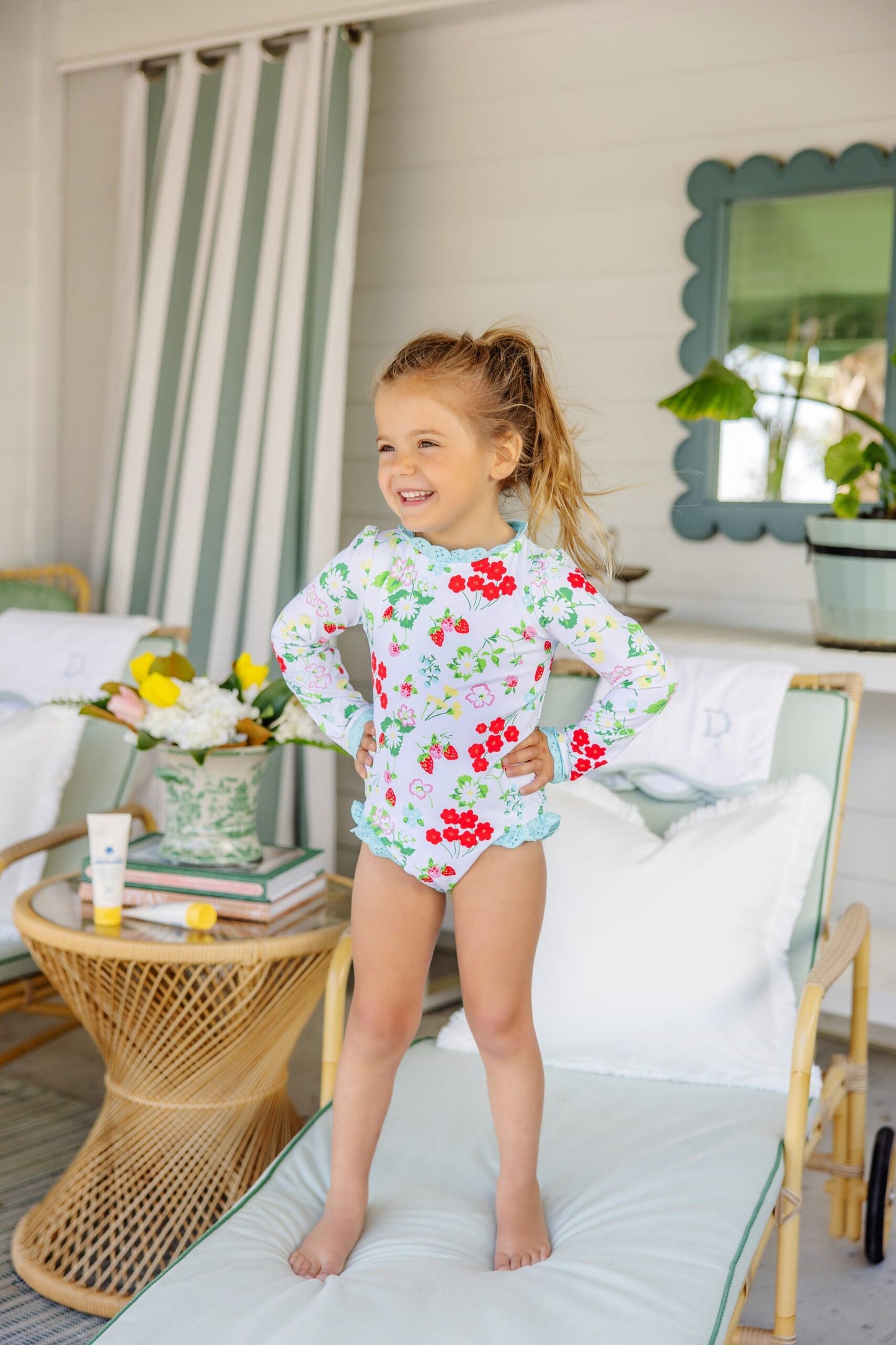 Sarasota Surf Suit Berry Sweet Belhaven Blue