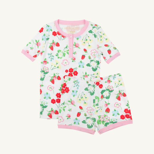 Sara Janes Short Set Berry Sweet Pier Party Pink