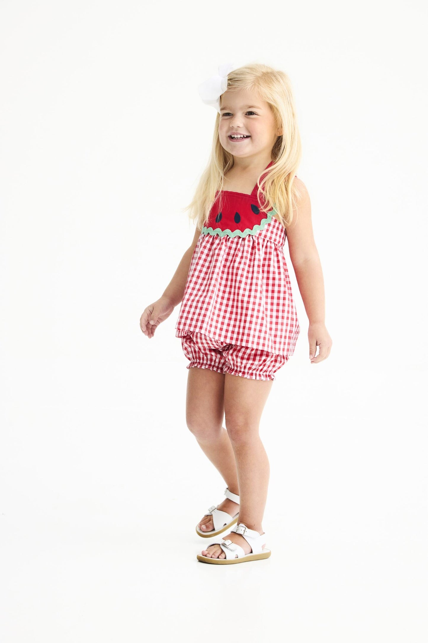 Nancy's Novelty Set Richmond Red Gingham Richmond Red Watermelon