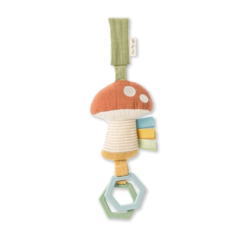 Ritzy Jingle Mushroom Attachable Travel Toy