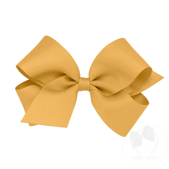 Solid Grosgrain Bow - OLG