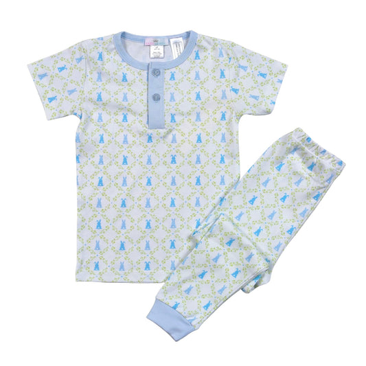 Blue Easter Bunnies 2pc Loungewear