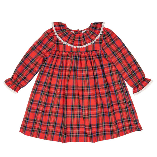 Margot Red-Checked Dress