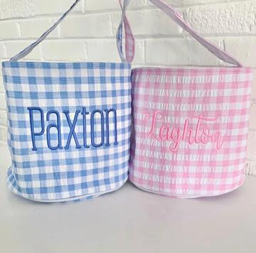 Easter Basket-Gingham