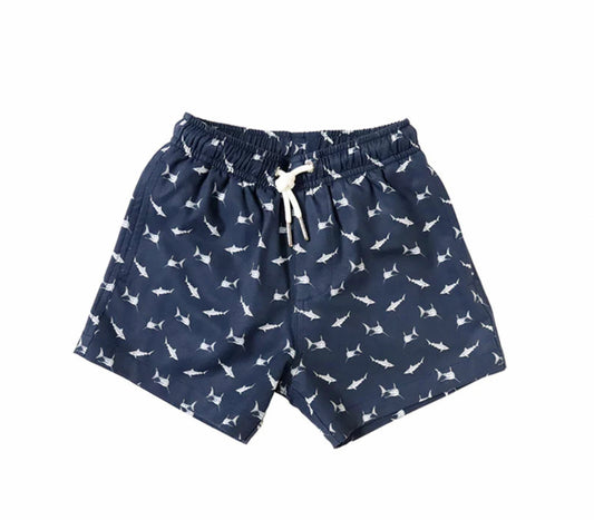 Sharks-Swim Trunks