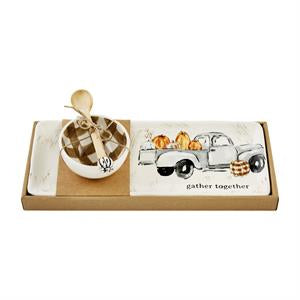 Rustic Truck Dip & Tray Set